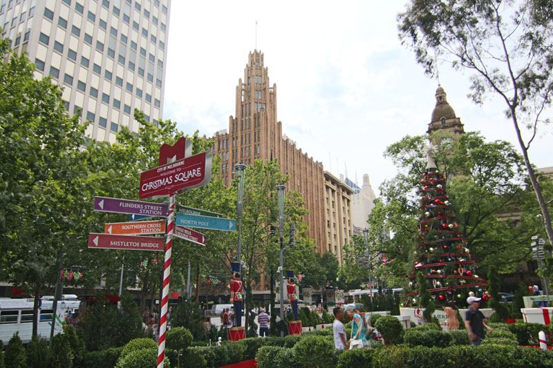 Weihnachtsplatz Melbourne